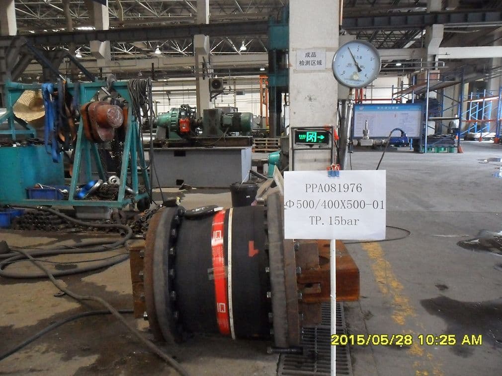 Water pressure test