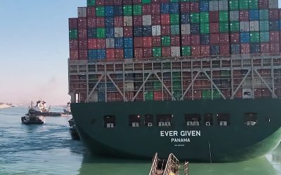 After being stranded in the Suez Canal for almost a week